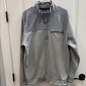 Under Armour Light Gray Quarter-Zip Pullover